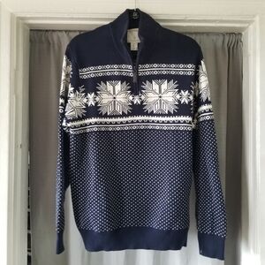 Aspen | 100% Cotton Snowflake Christmas Sweater